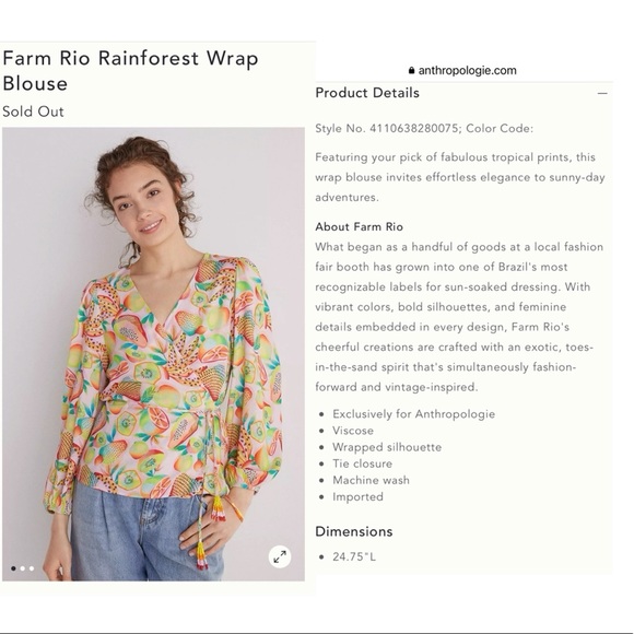 Farm Rio Anthro Shirt - Picture 12 of 13